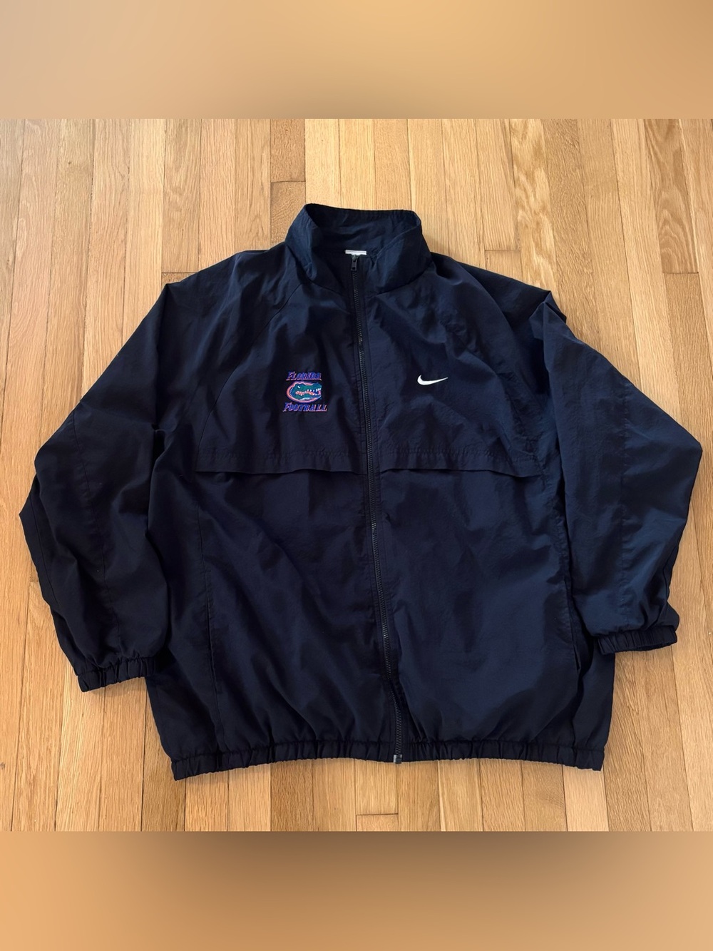 Vintage Nike Florida Gators Jacket 3XL Black Lined Football Player Game Issue